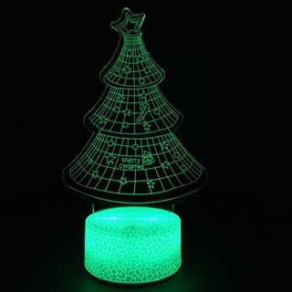Juletræ 3D lampe